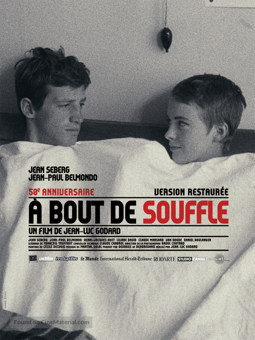 &Agrave; bout de souffle - French Movie Poster