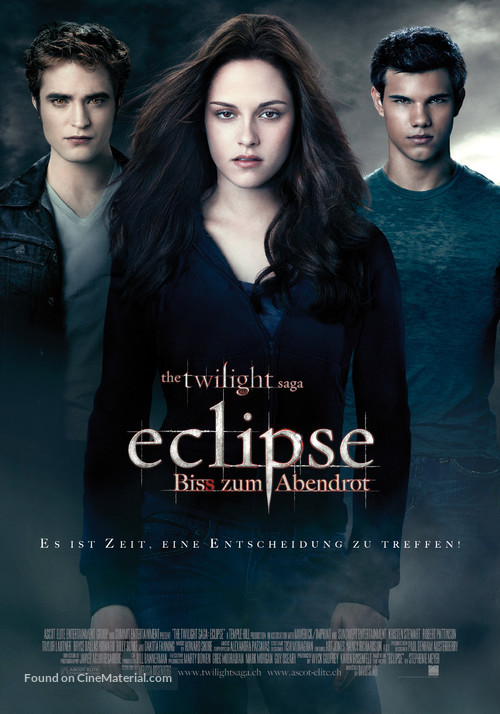 The Twilight Saga: Eclipse - Swiss Movie Poster