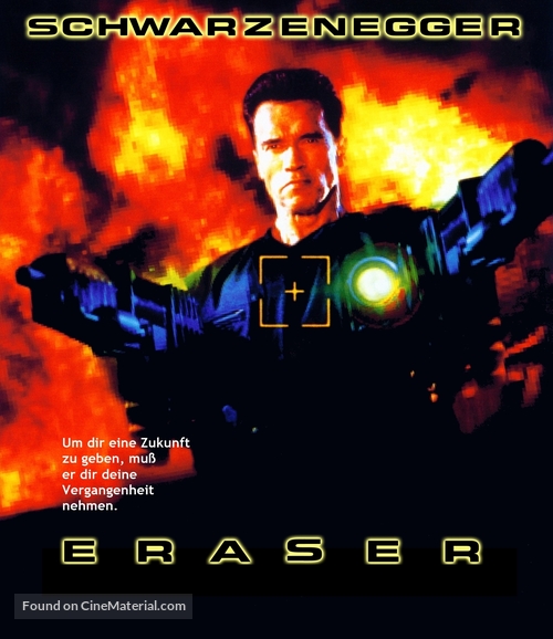 Eraser - German Blu-Ray movie cover