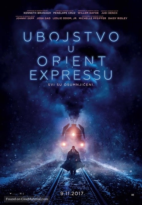 Murder on the Orient Express - Croatian Movie Poster