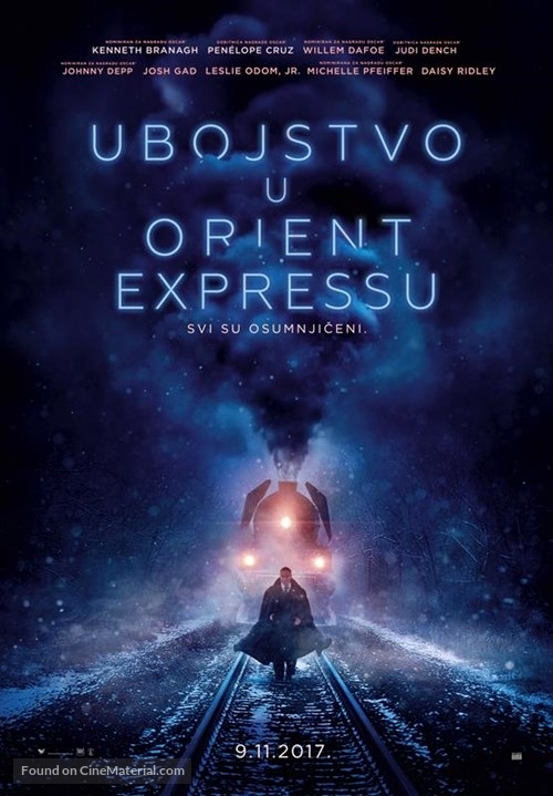 Murder on the Orient Express - Croatian Movie Poster