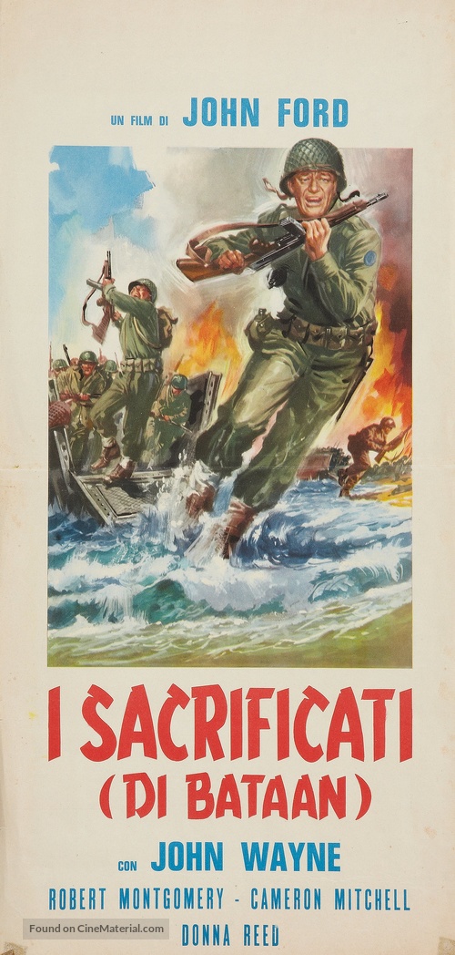 They Were Expendable - Italian Re-release movie poster