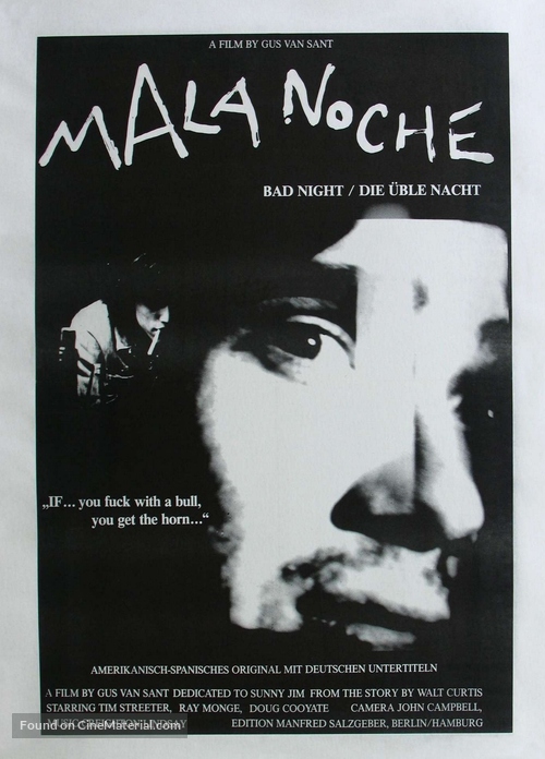 Mala Noche - German Movie Poster