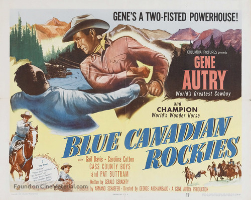 Blue Canadian Rockies - Movie Poster