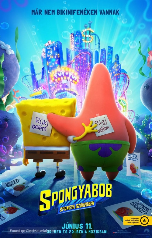 The SpongeBob Movie: Sponge on the Run - Hungarian Movie Poster