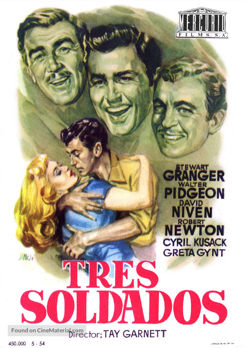 Soldiers Three - Spanish Movie Poster