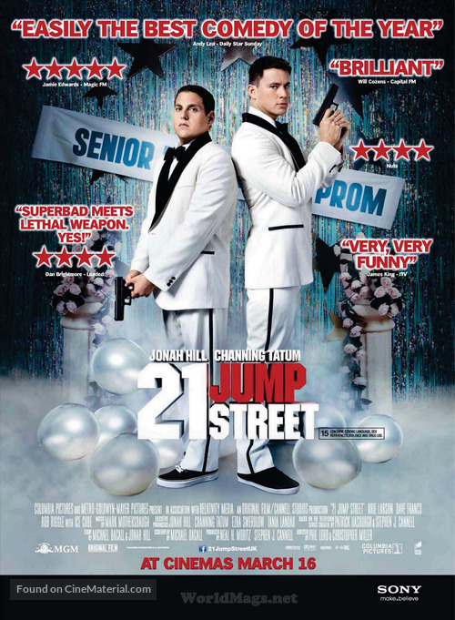 21 Jump Street - British Movie Poster