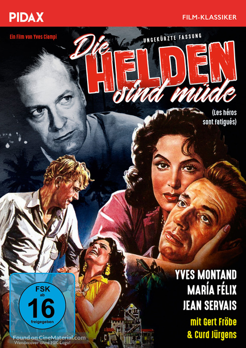 Les h&eacute;ros sont fatigu&eacute;s - German Movie Cover