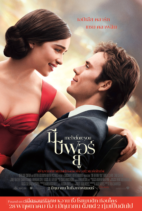 Me Before You - Thai Movie Poster