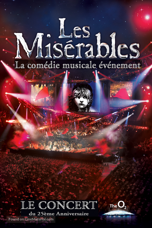 Les Mis&eacute;rables in Concert: The 25th Anniversary - Belgian Movie Cover