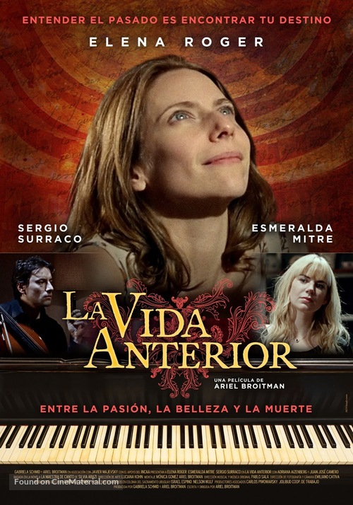 La vida anterior - Argentinian Movie Poster