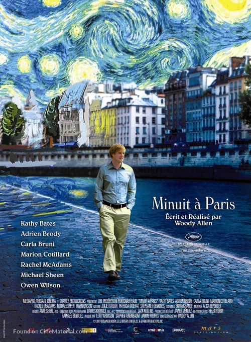 Midnight in Paris - French Movie Poster