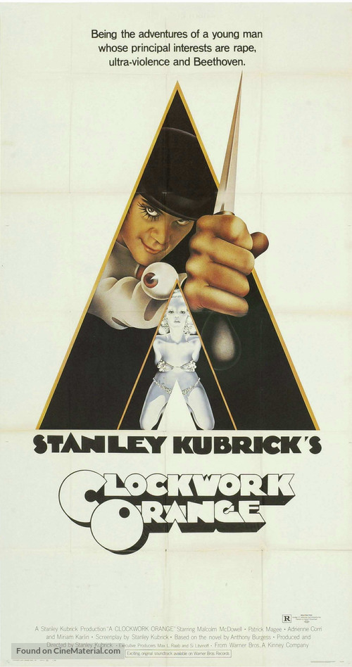 A Clockwork Orange - Re-release movie poster