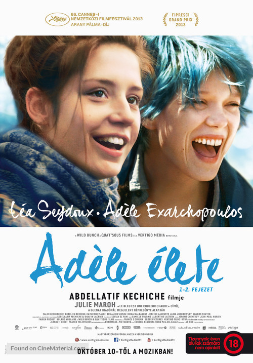 La vie d&#039;Ad&egrave;le - Hungarian Movie Poster