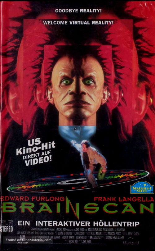 Brainscan - German VHS movie cover