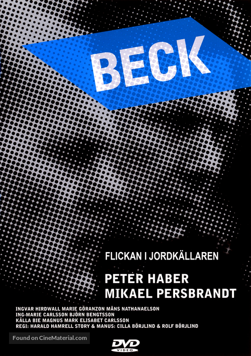 &quot;Beck&quot; Flickan i jordk&auml;llaren - Swedish poster