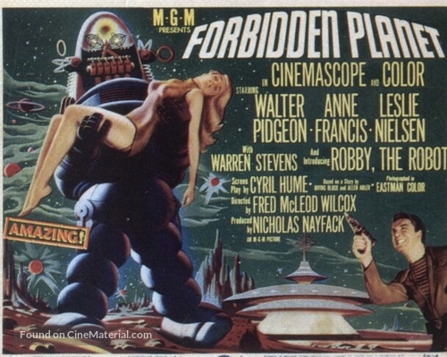 Forbidden Planet - British Movie Poster