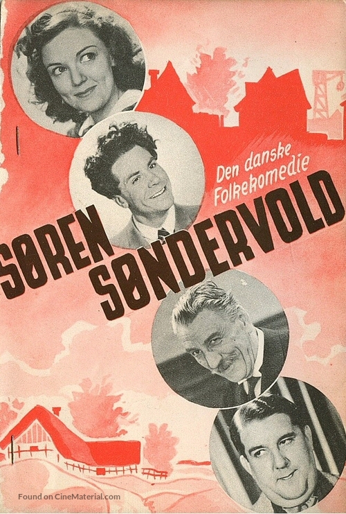 S&oslash;ren S&oslash;ndervold - Danish Movie Poster