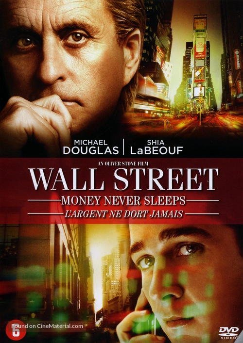 Wall Street: Money Never Sleeps - Dutch DVD movie cover