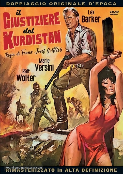 Durchs wilde Kurdistan - Italian DVD movie cover