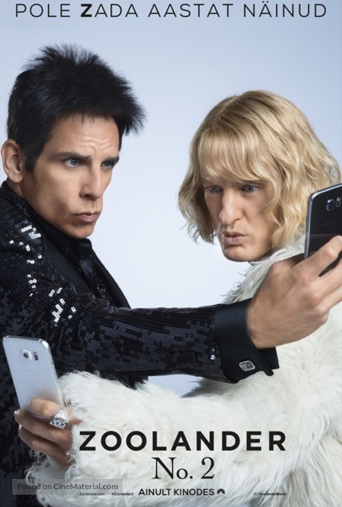 Zoolander 2 - Estonian Movie Poster