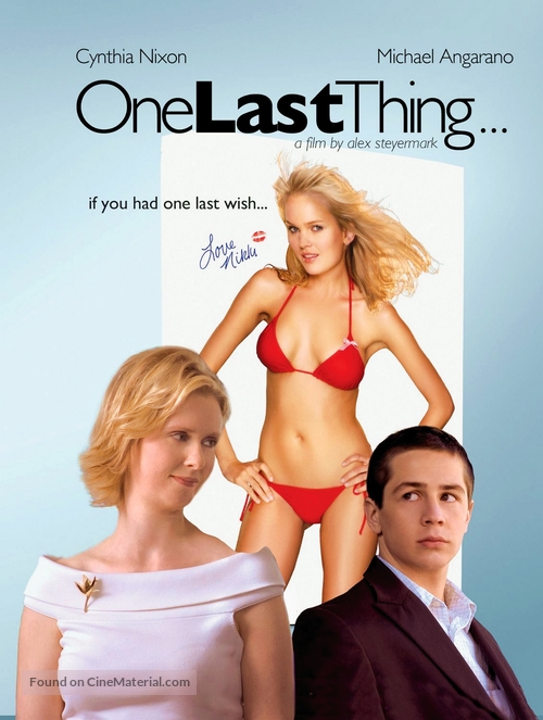 One Last Thing... - DVD movie cover