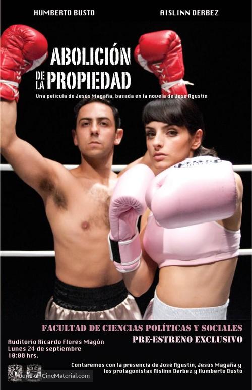 Abolici&oacute;n de la propiedad - Mexican Movie Poster