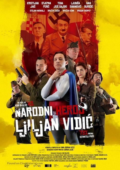 Narodni heroj Ljiljan Vidic - Croatian Movie Poster