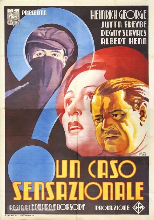 Sensationsprozess Casilla - Italian Movie Poster