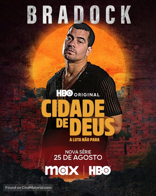 &quot;Cidade de Deus: A Luta N&atilde;o Para&quot; - Brazilian Movie Poster