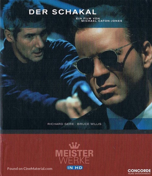 The Jackal - German Blu-Ray movie cover