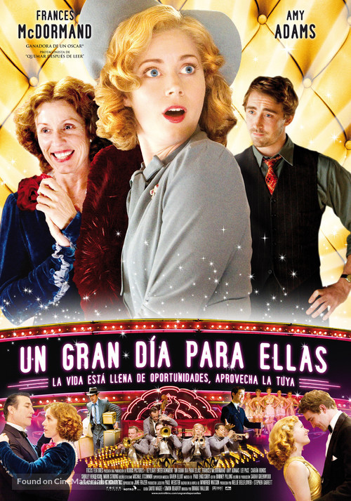 Miss Pettigrew Lives for a Day - Spanish Movie Poster