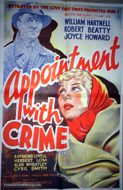 Appointment with Crime - British Movie Poster