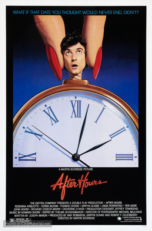 After Hours - Theatrical movie poster