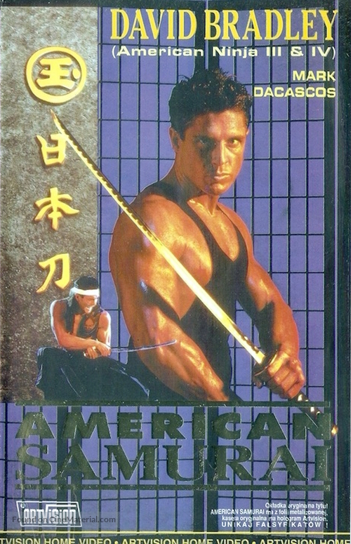 American Samurai - Polish Movie Cover