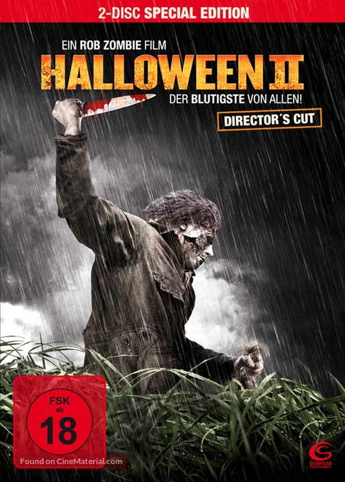 Halloween II - German DVD movie cover