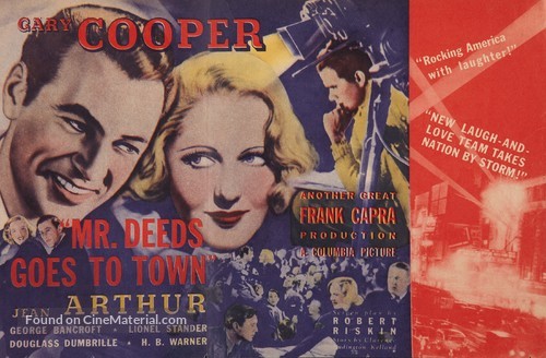 Mr. Deeds Goes to Town - poster