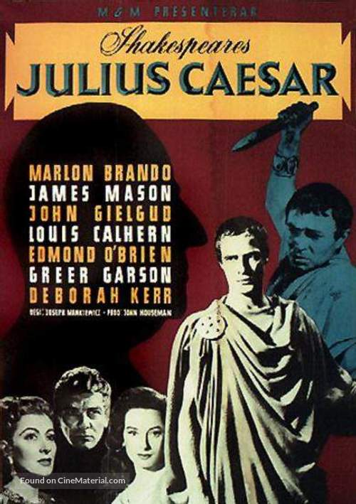 Julius Caesar - Swedish Movie Poster