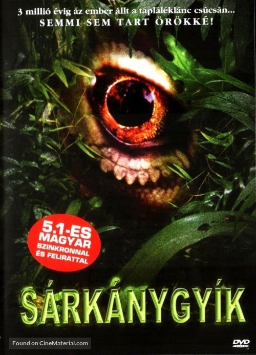 The Curse of the Komodo - Hungarian DVD movie cover