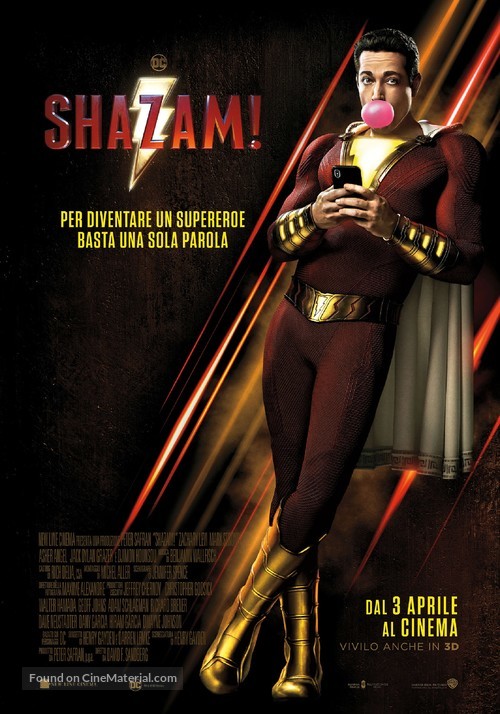 Shazam! - Italian Movie Poster