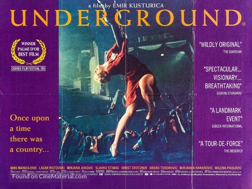 Underground - British Movie Poster