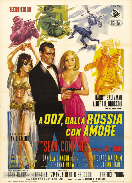 From Russia with Love - Italian Theatrical movie poster