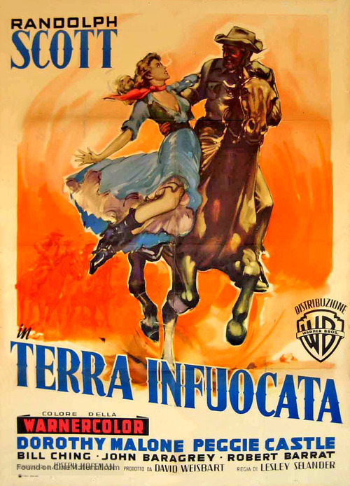 Tall Man Riding - Italian Movie Poster