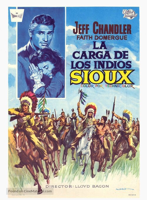 The Great Sioux Uprising - Spanish Movie Poster
