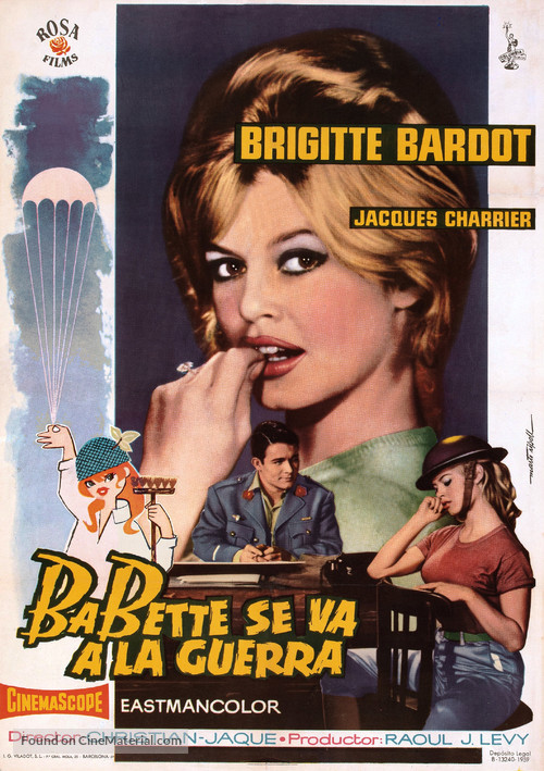 Babette s&#039;en va-t-en guerre - Spanish Movie Poster