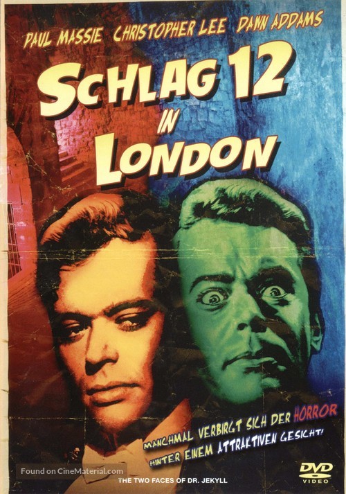 The Two Faces of Dr. Jekyll - German DVD movie cover