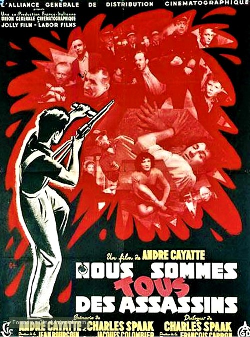 Nous sommes tous des assassins - French Movie Poster