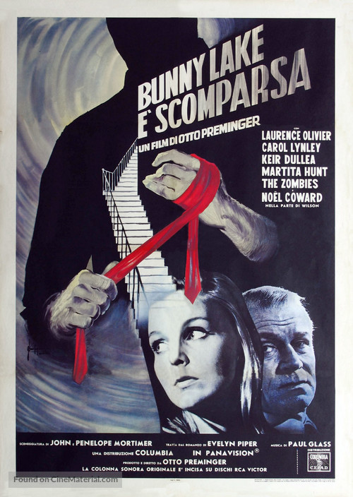 Bunny Lake Is Missing - Italian Movie Poster