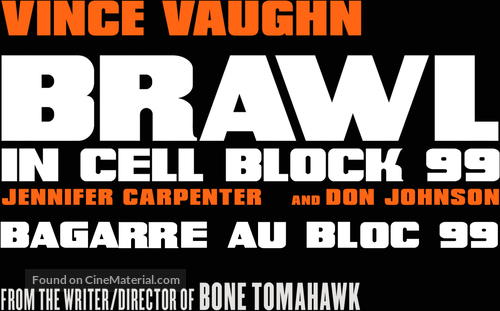Brawl in Cell Block 99 - Canadian Logo