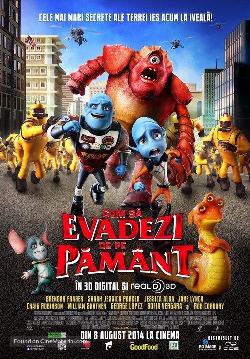 Escape from Planet Earth - Romanian Movie Poster